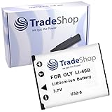 Trade-Shop Hochleistungs Kamera Li-Ion Akku für Praktica Luxmedia 14-Z51, 1405 Slim, 16-Z24S, Rollei:…