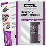 dipos I 2X Schutzfolie klar kompatibel mit Sony Xperia X Performance Folie Displayschutzfolie