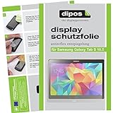 dipos I 2X Schutzfolie matt kompatibel mit Samsung Galaxy Tab S T800 / T805 (10,5 Zoll) Folie Displayschutzfolie
