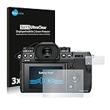 Savvies 6 Stück Schutzfolie für Fujifilm X-H1 Displayschutz-Folie Ultra-Transparent