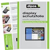 dipos I 2X Schutzfolie matt kompatibel mit Samsung Galaxy Note Pro 12.2 Folie Displayschutzfolie