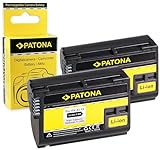 PATONA 2X Akku EN-EL15 1600mAh Volldekodiert Kompatibel mit Nikon 1 V1, D7000, D800