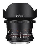 Samyang SYDS14M-S VDSLR II A Mount 14mm T3.1 Weitwinkelobjektiv für Sony Alpha Kameras