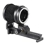 Camnoon Makro Entension Balgengerät für Nikon F-Bajonett-Objektiv D90 D80 D60 D7100 D7000 D5300 D5200…