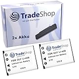2X Kamera Li-Ion Akku 950mAh für Agfaphoto Optima 1 100 102 103 104 105 1438m 145 3 Avant S5v2 S6v2…