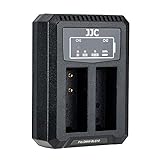 JJC USB Dual Ladegerät Akkulader für Panasonic G100 G110 LX100 LX100II GX7 GX80 GX85 GX9 G7XIII GX7II…