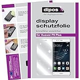 dipos I 2X Schutzfolie klar kompatibel mit Huawei P9 Plus Folie Displayschutzfolie