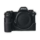 MUZIRI KINOKOO Echtes Leder Schutz Kameratasche für Nikon Z6 III Kamera, Retro-Stil halbe Schutzhülle…