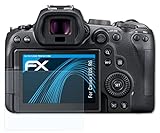 atFoliX Schutzfolie kompatibel mit Canon EOS R6 Folie, ultraklare FX Displayschutzfolie (3X)