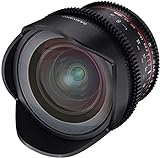SAMYANG MF 16mm T2.6 Video DSLR Fuji X - manuelles Video Objektiv mit 16mm Festbrennweite für APS-C…