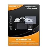 SWIDO Schutzfolie für Fujifilm X-T10 [2 Stück] Anti-Reflex MATT Entspiegelnd, Hoher Härtegrad, Schutz…