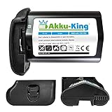 Akku-King Akku kompatibel mit Canon LP-E4 Li-Ion - 2600mAh mit Samsung Zellen - für EOS 1D Mark III,…