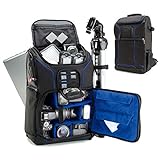 USA Gear DSLR Kamerarucksack, Foto Rucksack Anti-Shock Kameratasche mit 43,18 cm Laptop-Tasche, Wasserdichte…