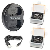 Newmowa Ersatz Akku NP-FZ100 (2er Pack) und tragbar Micro USB Ladegerät Kit für Sony NP-FZ100,BC-QZ1…