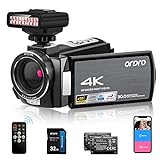 ORDRO AE8 4K Videokamera 1080P 60FPS Infrarot Digitalkamera Ghost Hunting Kamera mit IR Nachtlicht für…
