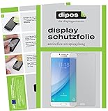 dipos I 2X Schutzfolie matt kompatibel mit Samsung Galaxy C7 Pro Folie Displayschutzfolie