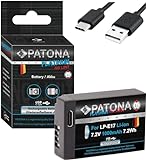 PATONA Platinum LP-E17 USB Akku (1000 mAh) mit direkt USB Eingang - Kompatibel mit Canon EOS RP R10…