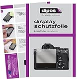 dipos I Schutzfolie kompatibel mit Sony Alpha 7 IV Displayschutz-Folie klar