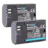2X Blumax Akku kompatibel mit Canon LP-E6NH (2400mAh) mit Infochip - NTC-Sensor & V1-Gehäuse - kompatibel…