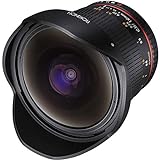 Rokinon 12 mm F2.8 Ultra Wide Fisheye Objektiv für Canon EOS EF DSLR-Kameras – Full Frame kompatibel