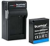 Blumax Akku 1025mAh + Ladegerät Netzteil ersetzt Panasonic DMW-BLG10 e kompatibel mit Panasonic Lumix…