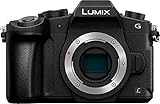 Panasonic Lumix DMC-G81EG-K Systemkamera (16 MP, 4K, Dual I.S., OLED-Sucher, Hybrid Kontrast AF, 7,5…