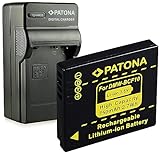 PATONA 3in1 Ladegerät + Akku DMW-BCF10 kompatibel mit Panasonic Lumix DMW-BCF10E CGA-S106C DMC-FH22…