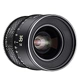 XEEN CF Cinema 35mm T1,5 Canon EF Vollformat – professionelles Cine-Objektiv – Carbon Linsenzylinder…