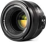 Yongnuo YN EF 50mm f/1.8 AF-Objektiv YN50 Aperture Autofokus für Nikon-Kameras als AF-S 50mm 1.8G Mit…