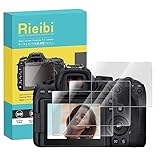 Rieibi [3 Packungen Displayschutzfolie für Canon EOS R6 Mark II, EOS R6II, 0,25 mm, Härtegrad 9H, gehärtete…