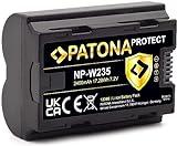 PATONA Protect V1 Akku NP-W235 (2400 mAh) mit NTC-Sensor und V1 Gehäuse - kompatibel mit Fuji Fujifilm…