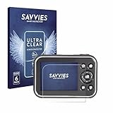 Savvies 6 Stück Schutzfolie für Vtech Kidizoom Video Studio HD Displayschutz-Folie Ultra-Transparent