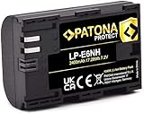 PATONA Protect V1 LP-E6NH Akku (2400mAh) Qualitätsakku mit NTC-Sensor und V1 Gehäuse - Intelligentes…