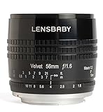 Lensbaby Velvet 56 Fuji X / Porträt und Makro Objektiv / ideal für samtige Bokeh-Effekte und kreative…