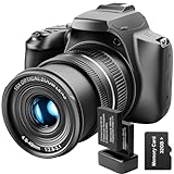 G-Anica Digitalkamera, 4K und 64MP Kamera für Fotografie, Videokamera, 40x Zoom Vlogging für YouTube…