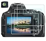 Displayschutz Displayschutzfolie für Nikon D5300 D5500 D5600 Kamera mit Blitzschuh-Abdeckung, 0,3 mm…