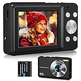 Digitalkamera 1080P Kompaktkamera 44MP Fotokamera Fotoapparat 2.4" LCD Bildschirm 16X Digital Zoom LED…