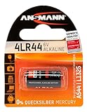 ANSMANN Alkaline Batterie 4LR44 (6V) V04034, A544, 28A Univeral-Zelle für Taschenrechner, Garagentoröffner,…