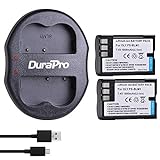 DuraPro 2Stk. 1800 mAh BLM-1 BLM1 PS-BLM1 Akku + USB-Doppelladegerät für Olympus C-5060 C-7070 C-8080…
