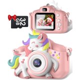 Gofunly 3-12 Jahre Jungen und Mädchen Weihnachten Spielzeug Kinderkamera (20 MP, 8x opt. Zoom, mit 32GB-Karte…