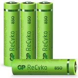 GP Batteries AAA Akku GP NiMH 850 mAh ReCyko 1,2V 4 Stück Akku 850 mAh (1,2 V)