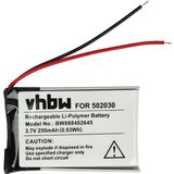 vhbw Ersatz für Bosch 502030 für Akku Li-Polymer 250 mAh (3,7 V)