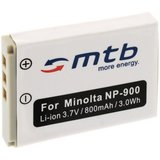 mtb more energy [BAT-041 - Li-Ion] Kamera-Akku kompatibel mit Akku-Typ NP-900 800 mAh (3,7 V), passend…