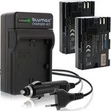 Blumax Set mit Lader für Canon LP-E6NH EOS Mark II 2250mAh Kamera-Akku