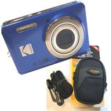 Kodak Kodak FZ55 blau + Tasche Kodak Gear Kompaktkamera