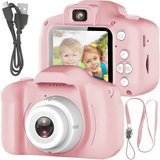 Retoo Mini-Digital-Kinderkamera HD 1080P LCD-Kamera-Spielzeug-Geschenk-Kind Kinderkamera (inkl. Digitalkamera…