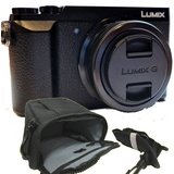 Panasonic Panasonic Lumix GX80+3,5-5,6/12-32 mm schwarz Set inklusive Tasche Kompaktkamera