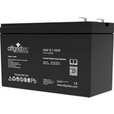offgridtec AGM-Batterie 12V/7,0Ah 20HR Akku (12 V), Solar Batterie Akku Extrem zyklenfest