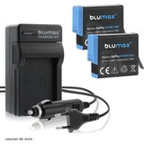 Blumax Set mit Lader für GoPro Hero AHDBT-801, 1220 mAh Kamera-Akku