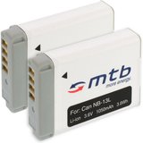 mtb more energy [BAT-445 - Li-Ion] Kamera-Akku kompatibel mit Akku-Typ Akku Canon NB-13L 1050 mAh (3,6…